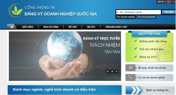 thủ tục đăng ký thành lập doanh nghiệp